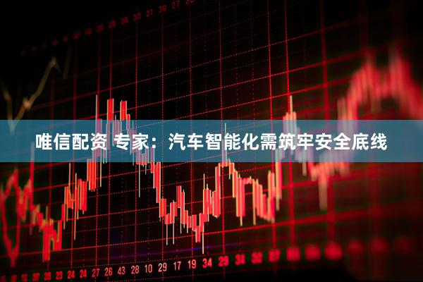 唯信配资 专家：汽车智能化需筑牢安全底线